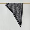 Twill Light Luxury High Sense Simulation Silk Headscarf Waist Triangle Scarf Silk Scarf Multi-Function