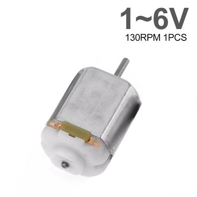 Petit Moteur CC Modèle 130 avec Arbre de 2 mm pour Utilisation dans les Voitures et Aéronefs RC