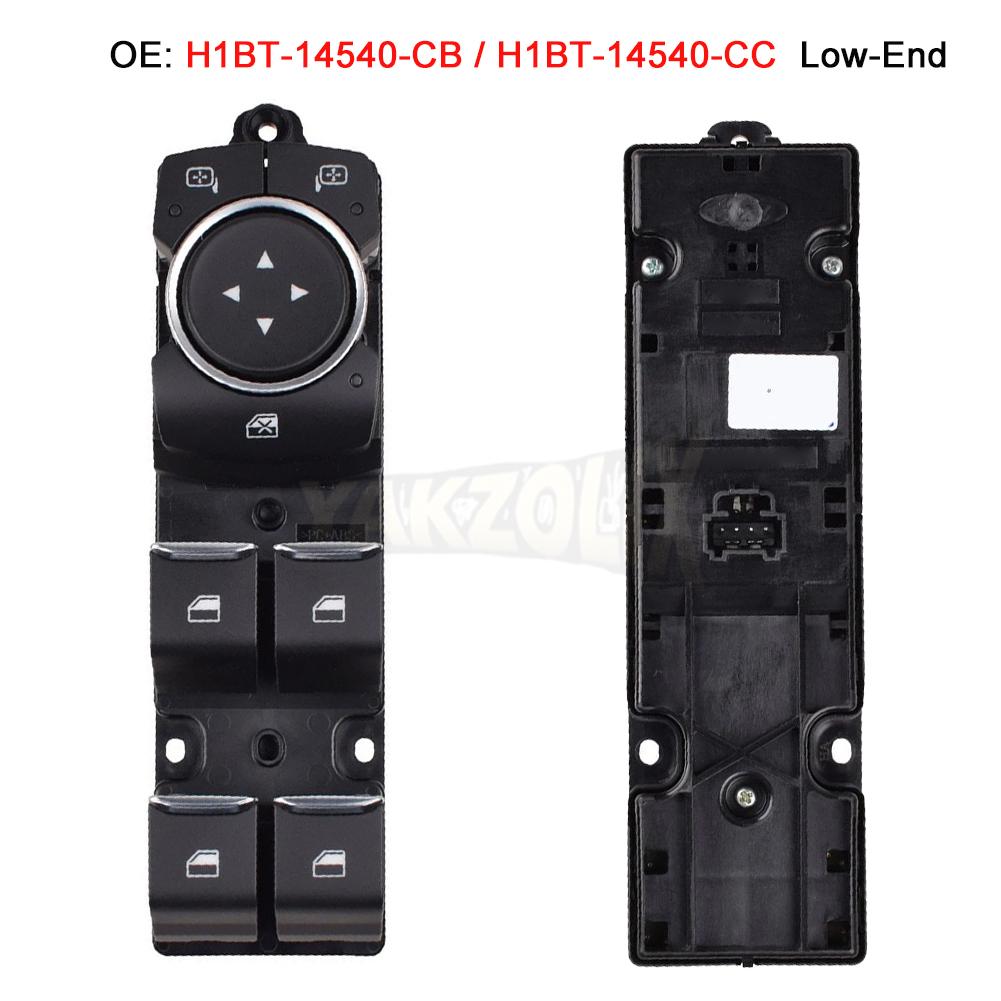 For Ford Focus Left Driver Side Power Window Door Master Switch H1BT-14540-CB H1BT-14540-DC JX7T-14540-BC
