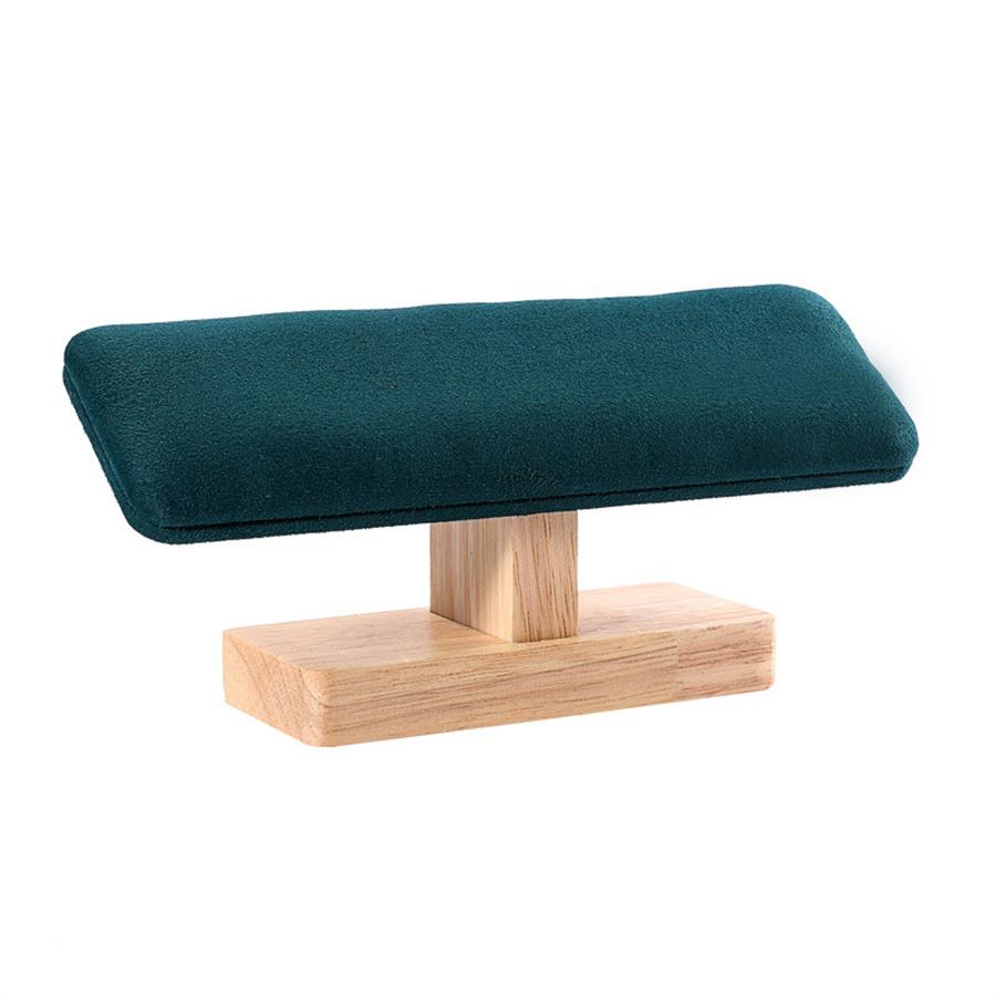 1pc Wooden Base T-Shaped Bracelet Display Rack Bangle Watch Hairband Jewelry Storage Stand Holder Organizer