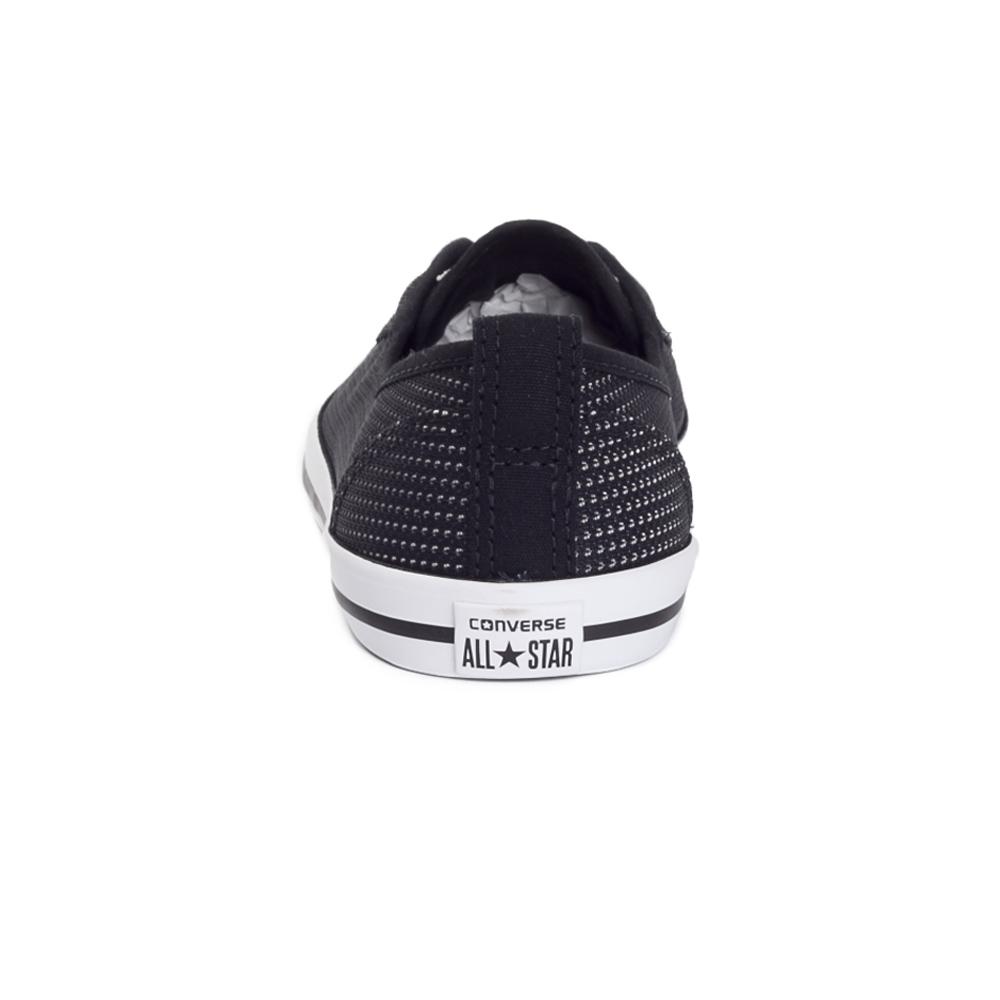 Converse Chuck Taylor Comfortable Versatile Durable Lightweight Low-Top Canvas Shoes Women sneaker Black 555894C