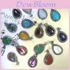 Handmade Shell Pendant With Semi Precious Crystals For Jewelry Enthusiasts