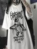 Gothic Female Punk Dark  Streetwear T-Shirt
