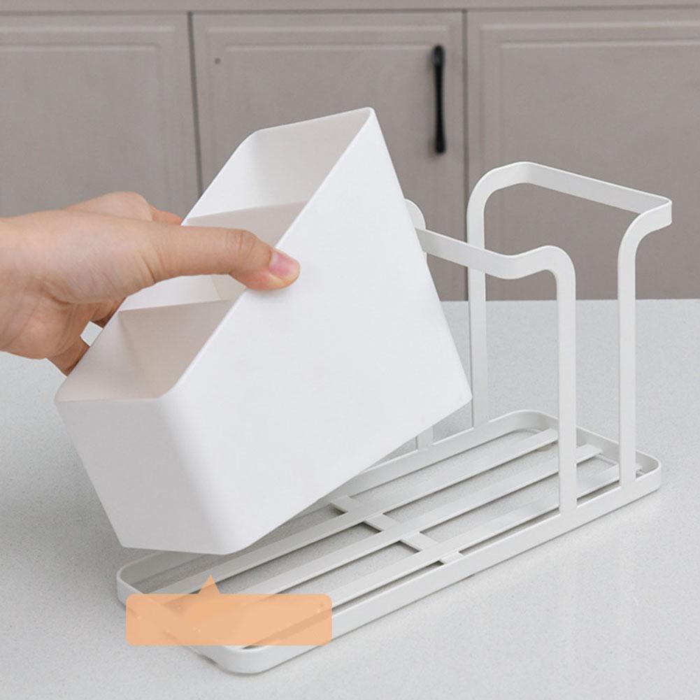 Disposable Cup Holder Rack Shelf For Coffee Paper Cup Spoon Fork Straw Sugar Tea Bag Storage Box Cup Container Desktop Storage