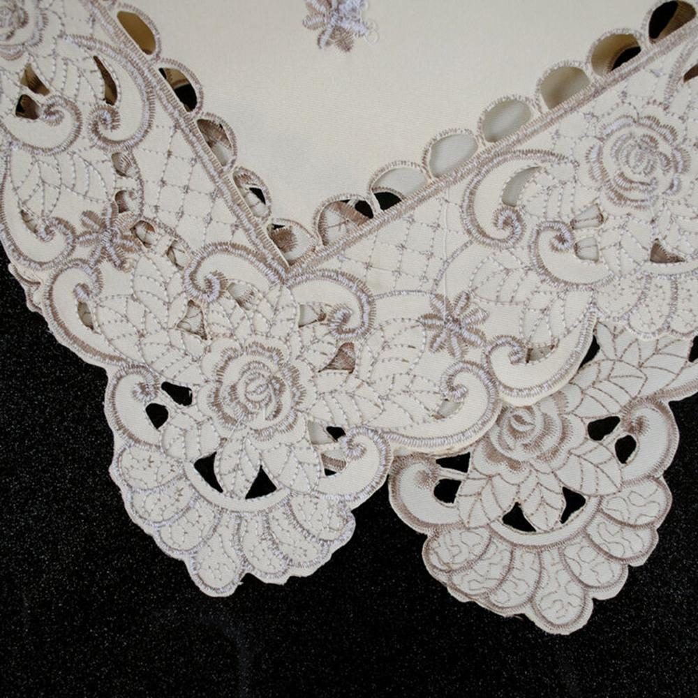 Ubrus vyšívaný květinový ubrus svatební party