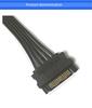 15Pin SATA Power Supply Splitter Cable 1 Male to 5 Female Extension Power Cord