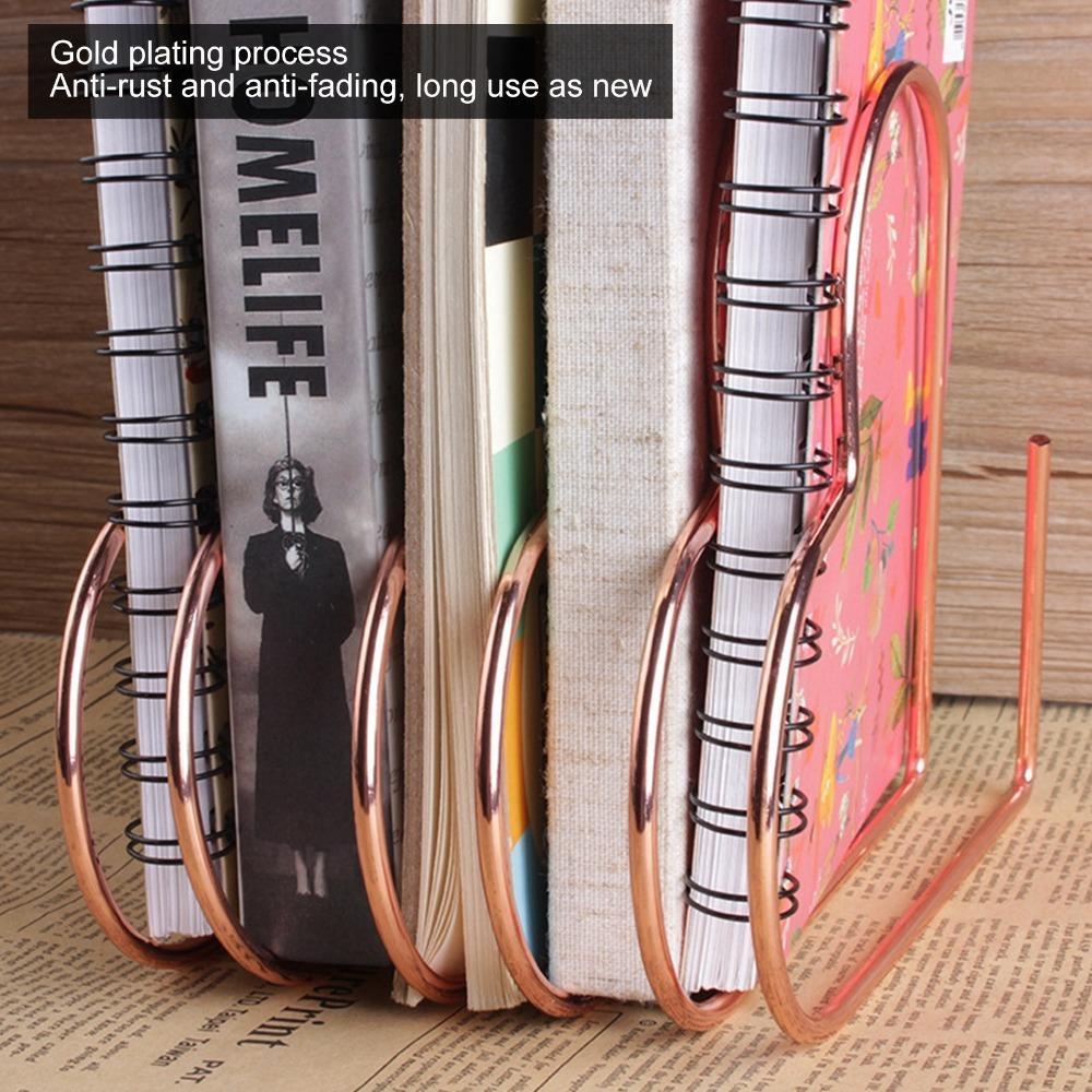 Retractable Book Holder Solid Book Stand Tabletop Decor Book Support File Arrangement