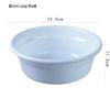 Round Plastic Household Washbasin – Versatile Basin for Laundry, Vegetables, or Dorms