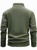 2025 Men's Trendy Stand-up Collar Half-Zip Fleece Sweatshirt for Autumn/Winter