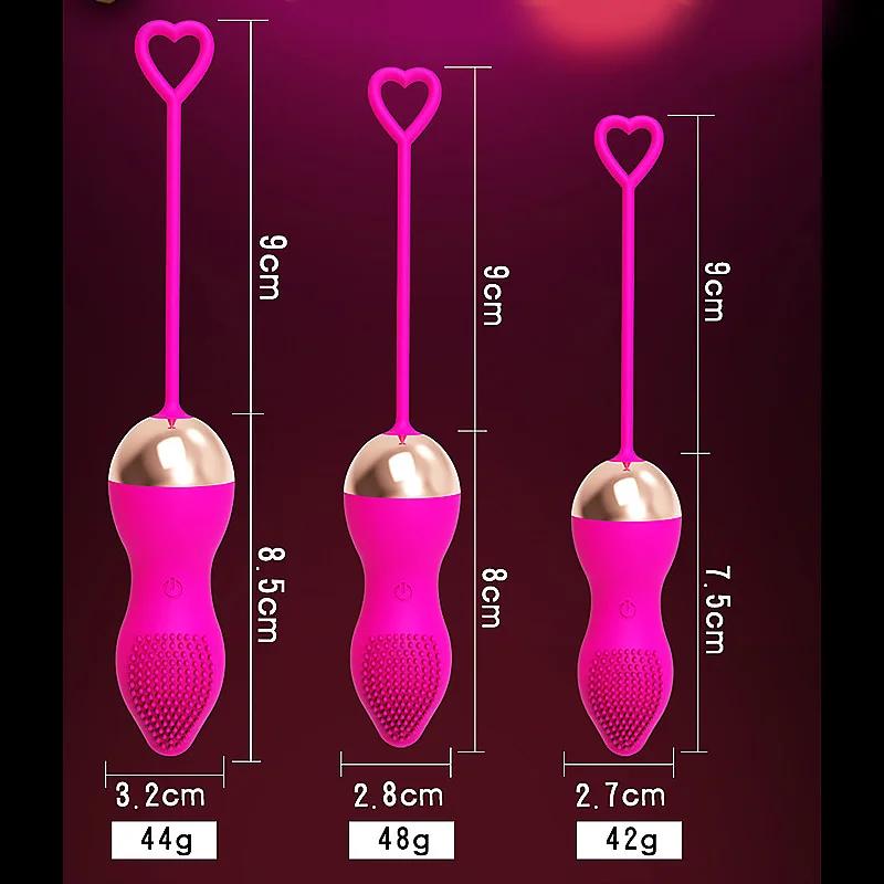 Kegel Ball Wireless Remote Control Geisha Balls Muscle Shrink Exercise Vaginal Ball Ben Wa Balls Vibrating Egg Sex Toy for Woman
