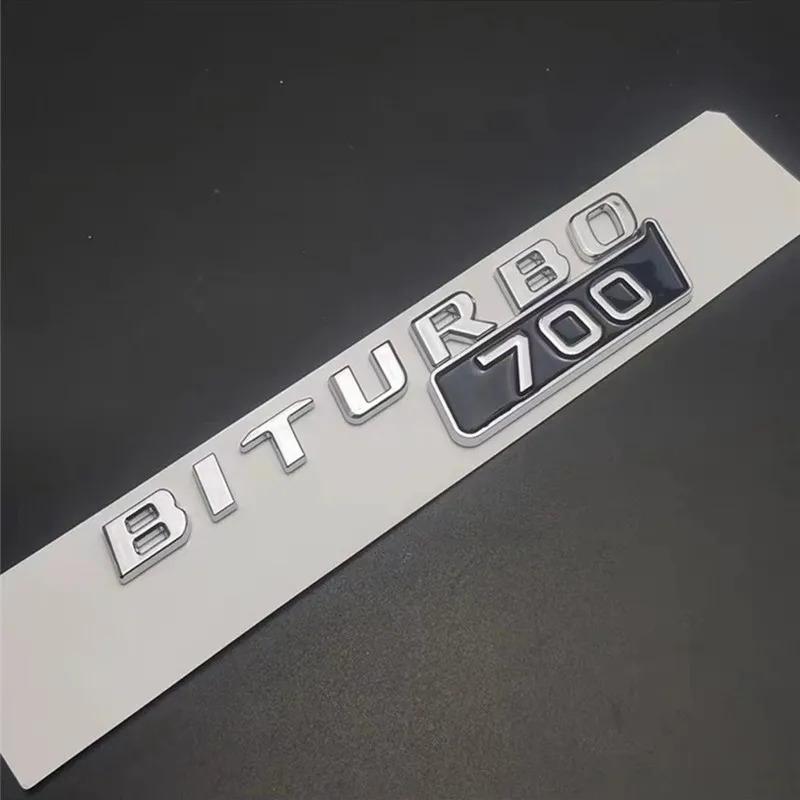 Car BITURBO 700 800 900 Side Fender Trunk Body Badge Emblem Decals Sticker for Mercedes-Benz Brabus G Class G700 G800 G900 W463