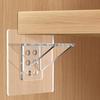 1/2/4pcs No Drill Shelf Support Pegs Punch Free Shelf Support Peg Adhesive Shelf Bracket Cabinet Shelf Clips For Kitchen Cabinet