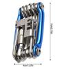 Multifunction 11 in 1 Bicycle Repair Set Bike Tool Kit Wrench Screwdriver Chain Hex Spoke Mountain Cycling Tools