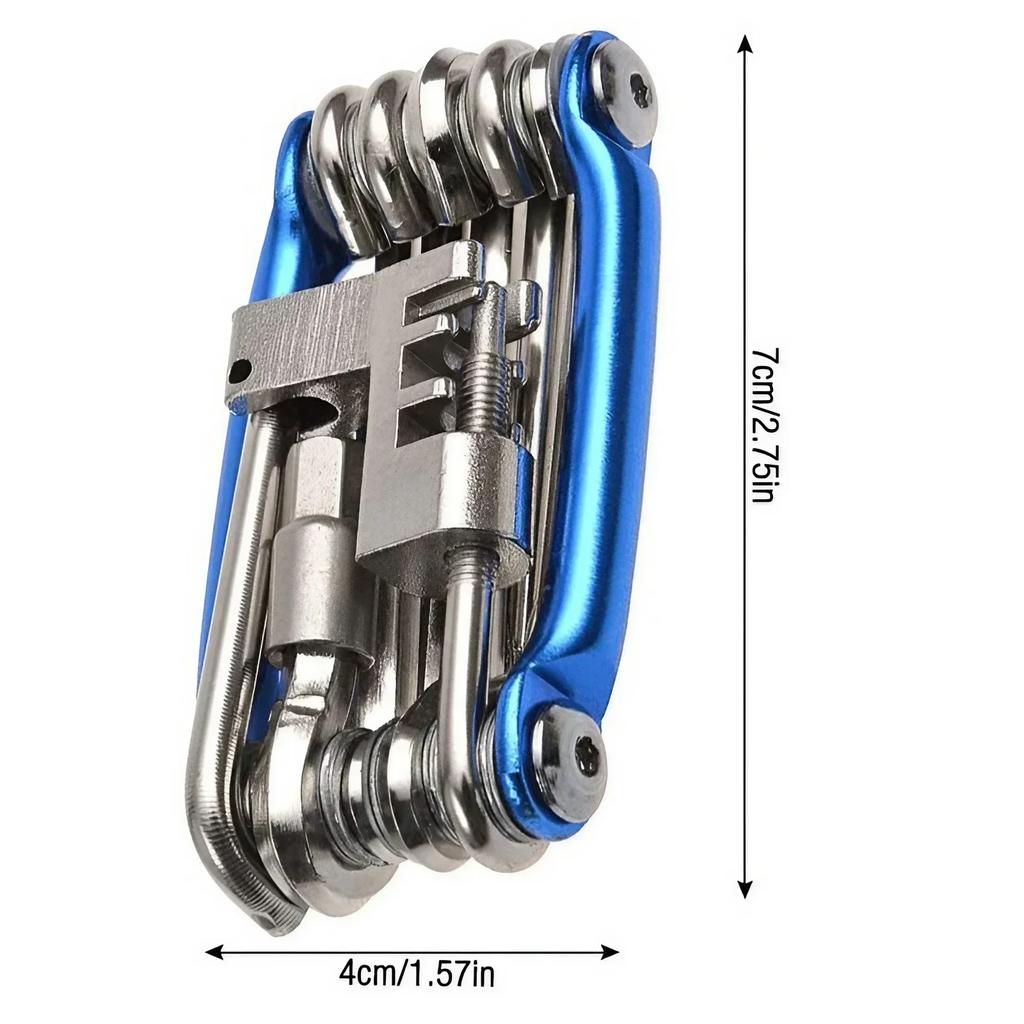 Multifunction 11 in 1 Bicycle Repair Set Bike Tool Kit Wrench Screwdriver Chain Hex Spoke Mountain Cycling Tools