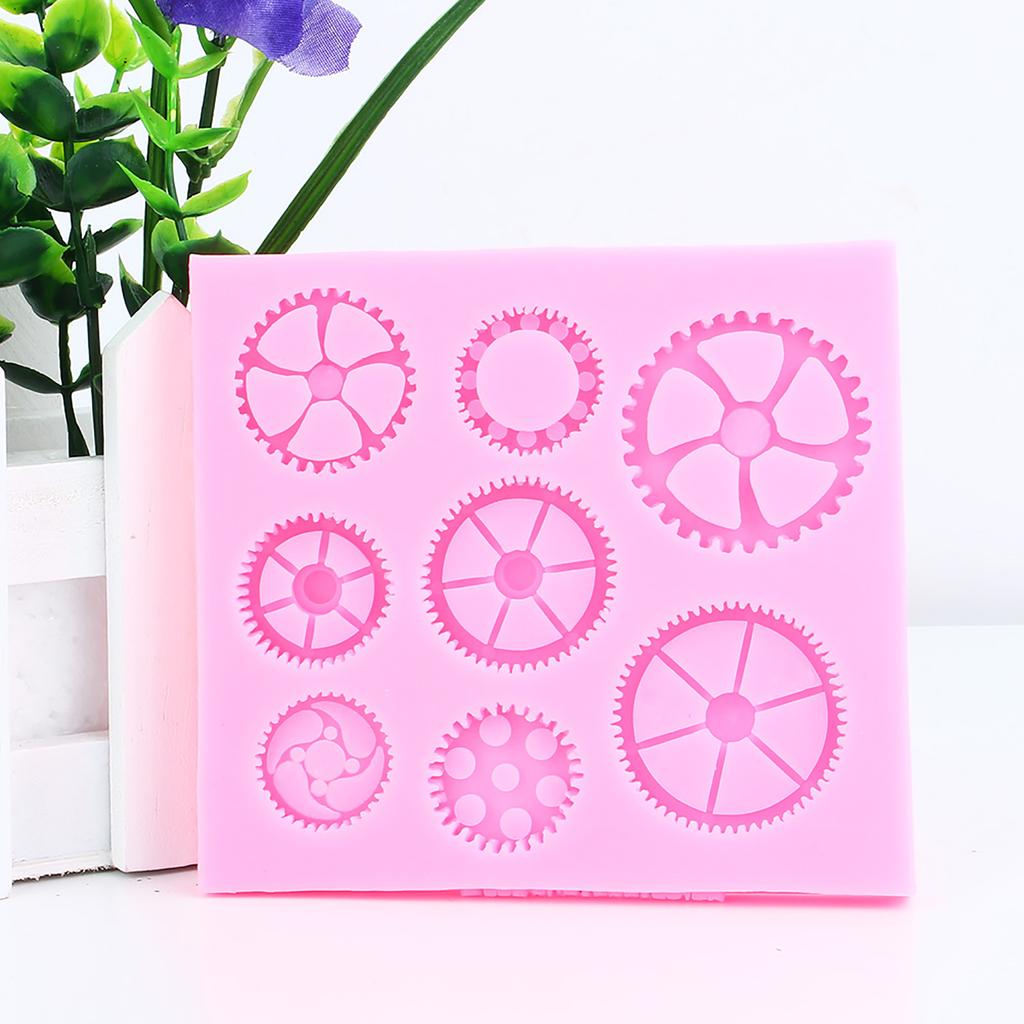 Fondant Molds Food Grade Silicone Cake Chocolake Maker Cake Decor Gray