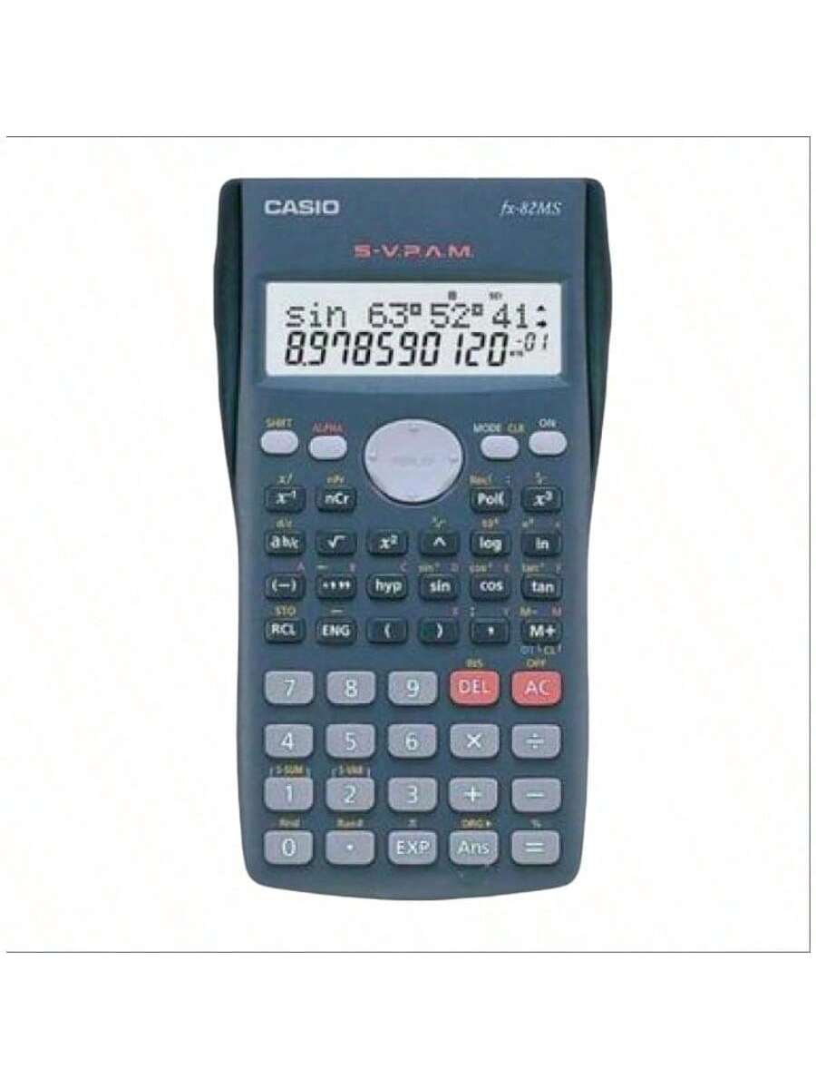 

Casio Scientific Calculator - Suitable for Work and School FX-82MS-DEEP-BLUE синий
