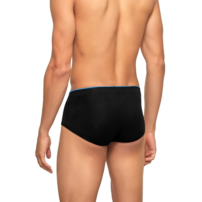 XYXX Men' Underwear Uno IntelliSoft Antimicrobial Micro Modal Brief Pack of (Dress; Dress; Dress; B