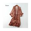 Bohemian Vintage Floral Print Long Kimono Blouse Batwing Sleeve Cardigan Women's Shirt Maxi Beach Blusas Hoiday