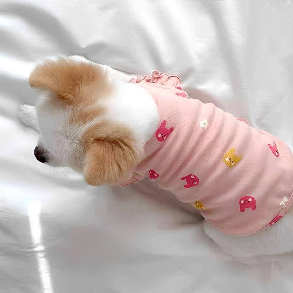 Soft Puppy Sleeveless Vest Breathable Small Dogs Pullovers Kitten T-shirts for Small Medium Dog