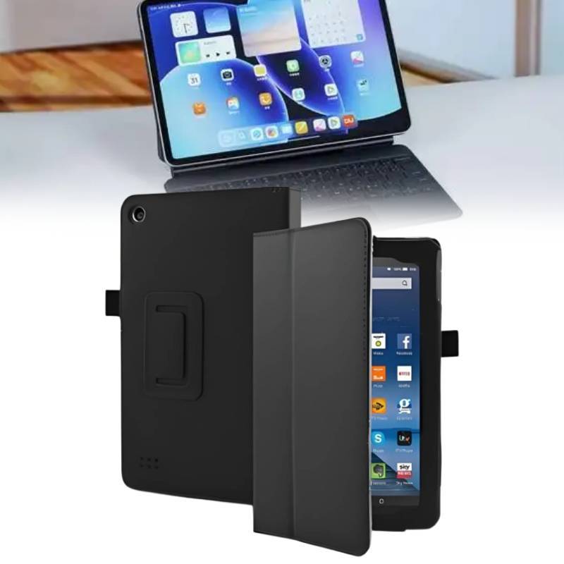 Para Kindle Fire Hd 7 8 Capa Protetora Com Suporte de Couro à Prova de Choque Para Segurança de Tablet