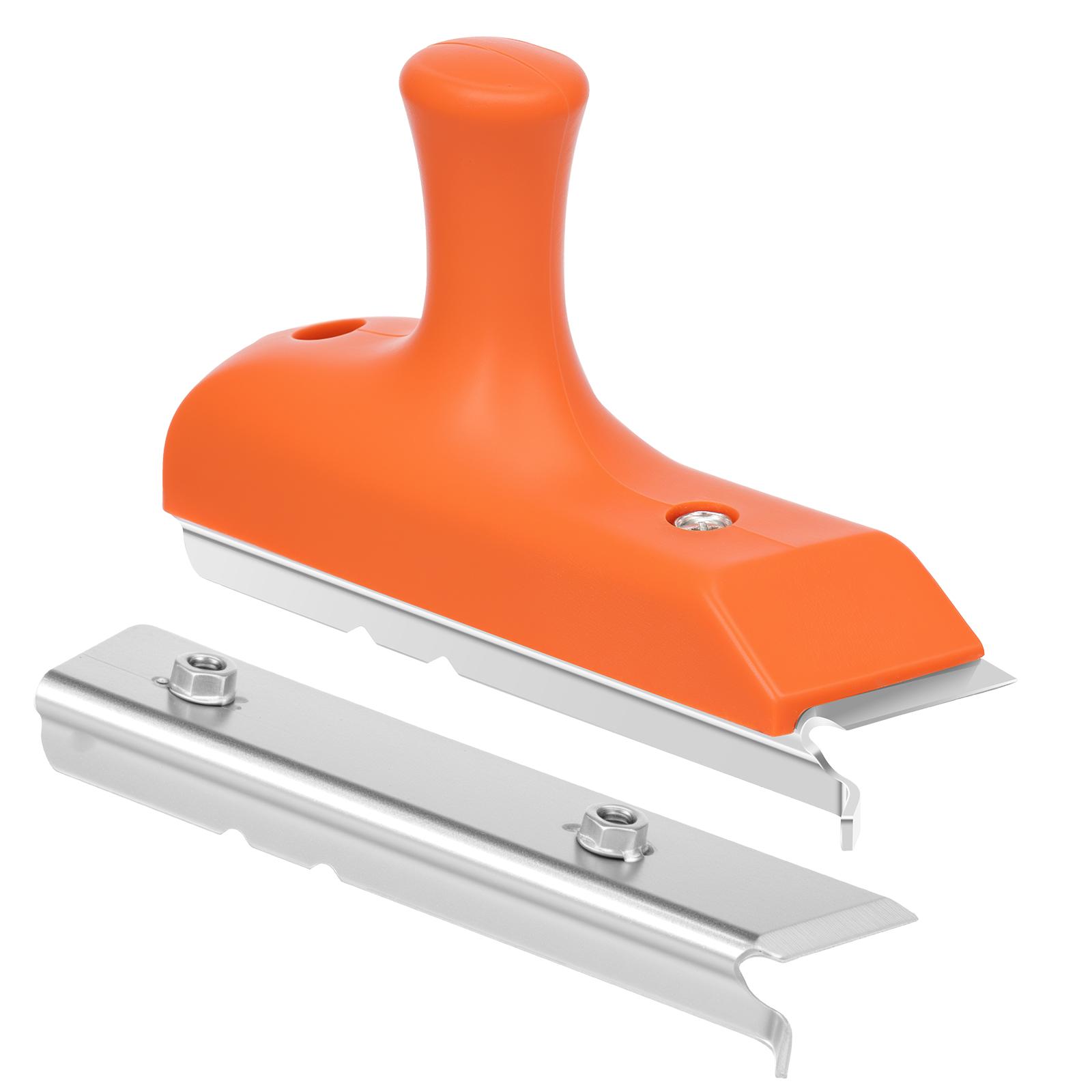 

3 In 1 Edge Banding Trimmer Woodworking Veneer Edge Trimmer with 5Cr15MoV Steel Blade for Veneer PVC ABS Melamine Laminate Orange color