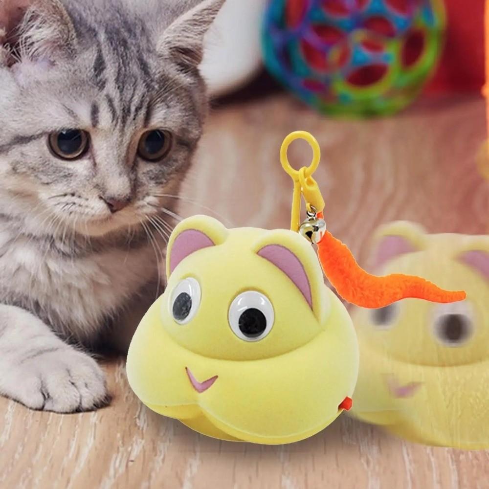 Chewing Exercise Electric Moving Mice Toy Automatic Cat Teasing Device  for Indoor Cats Puppies
