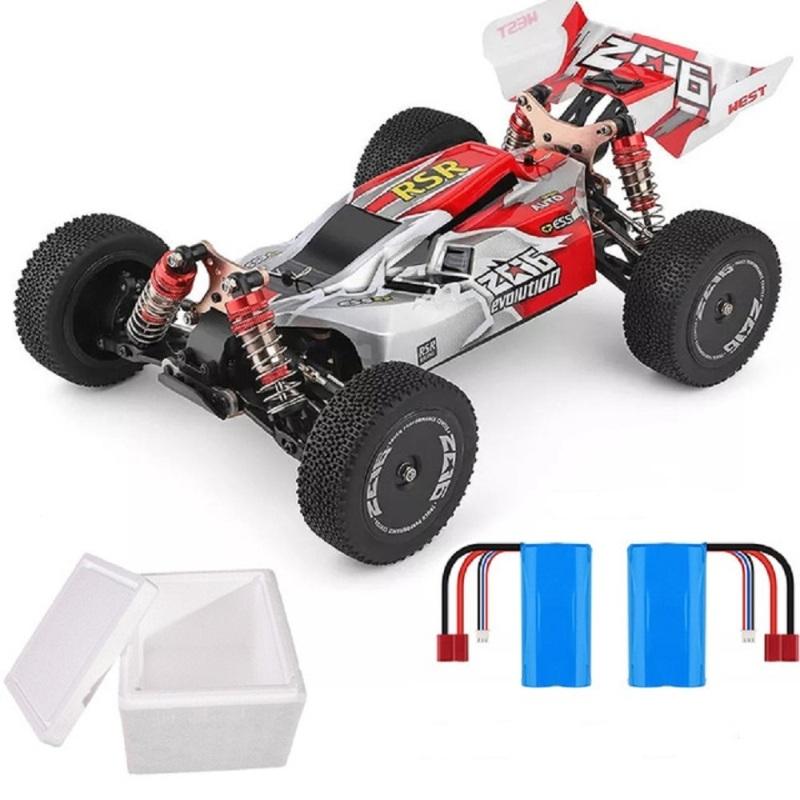 Wltoys 144001 1/14 2.4g 4wd მაღალი სიჩქარით რბოლა Rc მანქანის ავტომობილების მოდელები 60კმ/სთ (საბაჟო პაკეტი) არანაირი ფერი