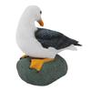 Resin Seagull Statue Sea Bird Figurine Mediterranean Style Ornament for Home Landscape Office