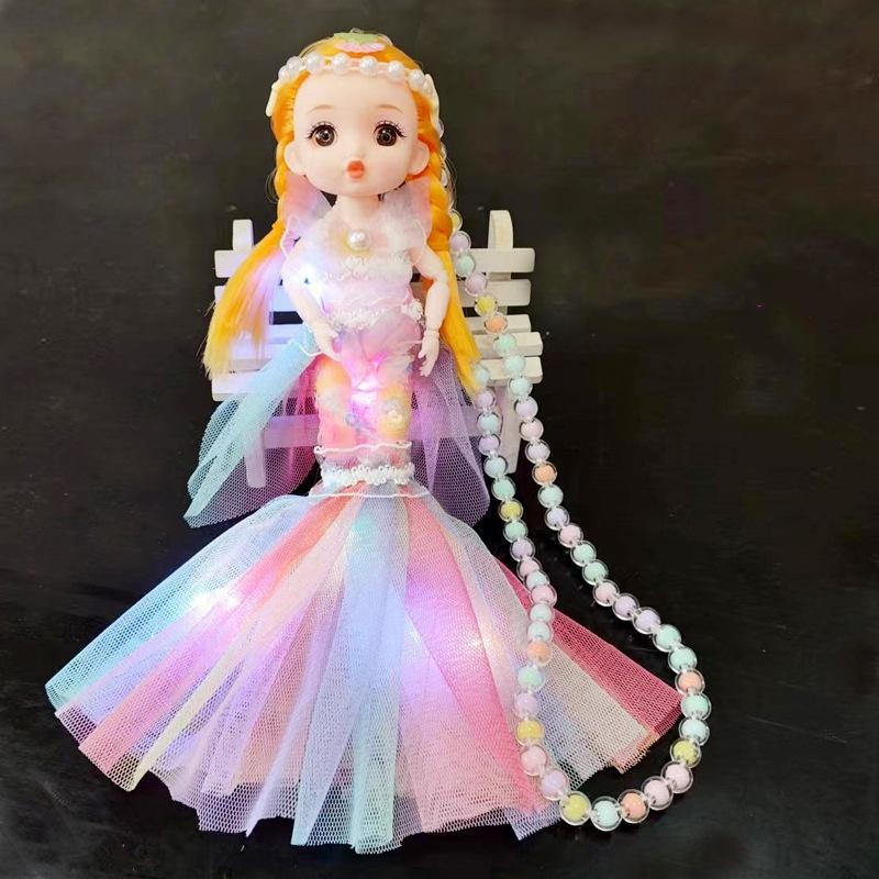 

Игрушки для девочек-принцесс, куклы, легкие игрушки-русалки, ожерелье для девочек, игровой домик для детей, подарки на день рождения