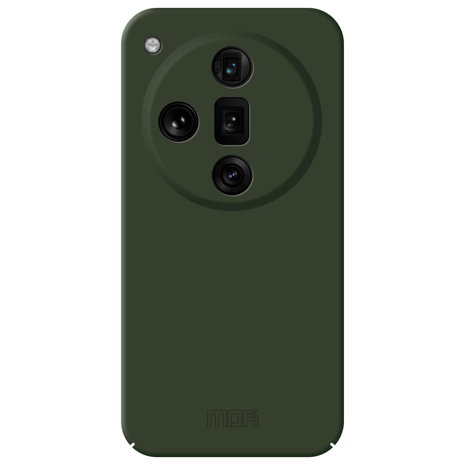 

MOFI JK Qin Series For Oppo Find X7 5G Case Skin Touch TPU+Acrylic Phone Cover Green