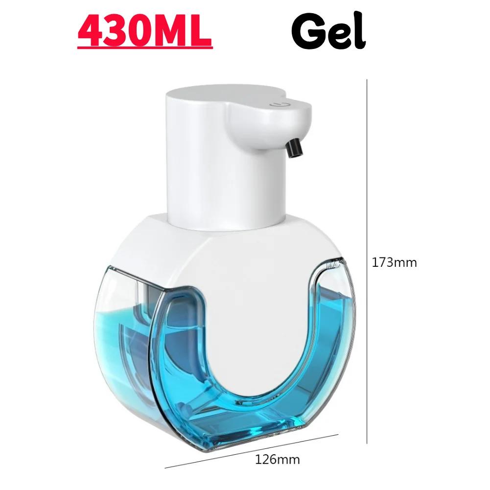 400/550ml Automatic Liquid Soap Dispenser Wall Mounted Infrared Sensor USB Rechargeable Smart Sanitizer Hand Washer For Bathroom