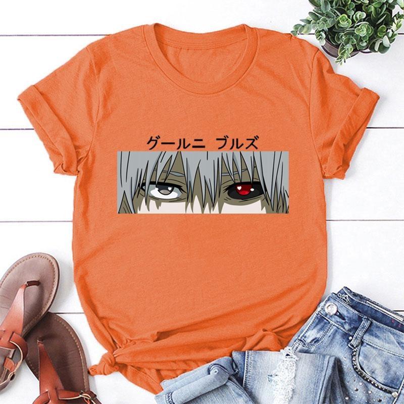 New Summer Printed T Shirt Unisex Casual Anime Harajuku T Shirt Streetwear Fashion Personality Round Neck Short Slee