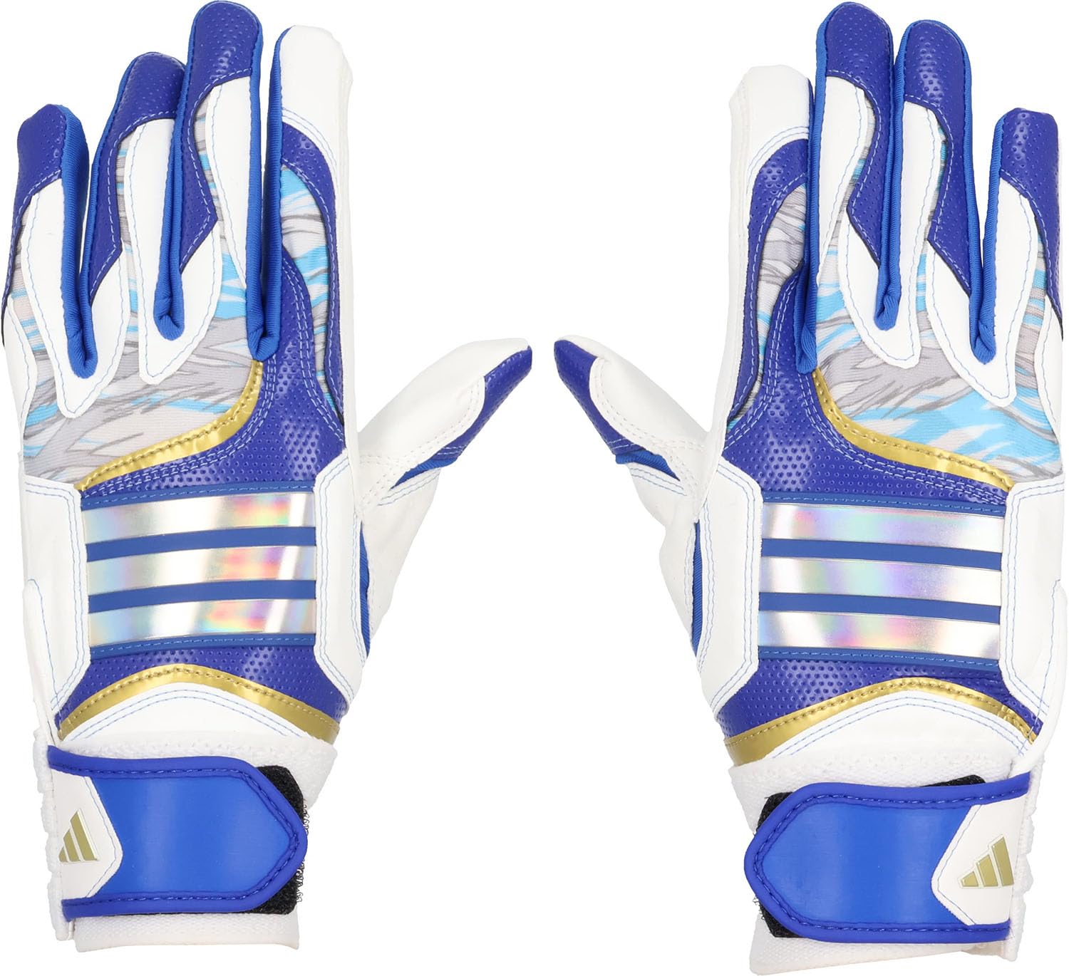 

adidas Перчатки для отбивания LBG905 Бейсбол/Софтбол, Юниорские, Синий/Золотой, JM,