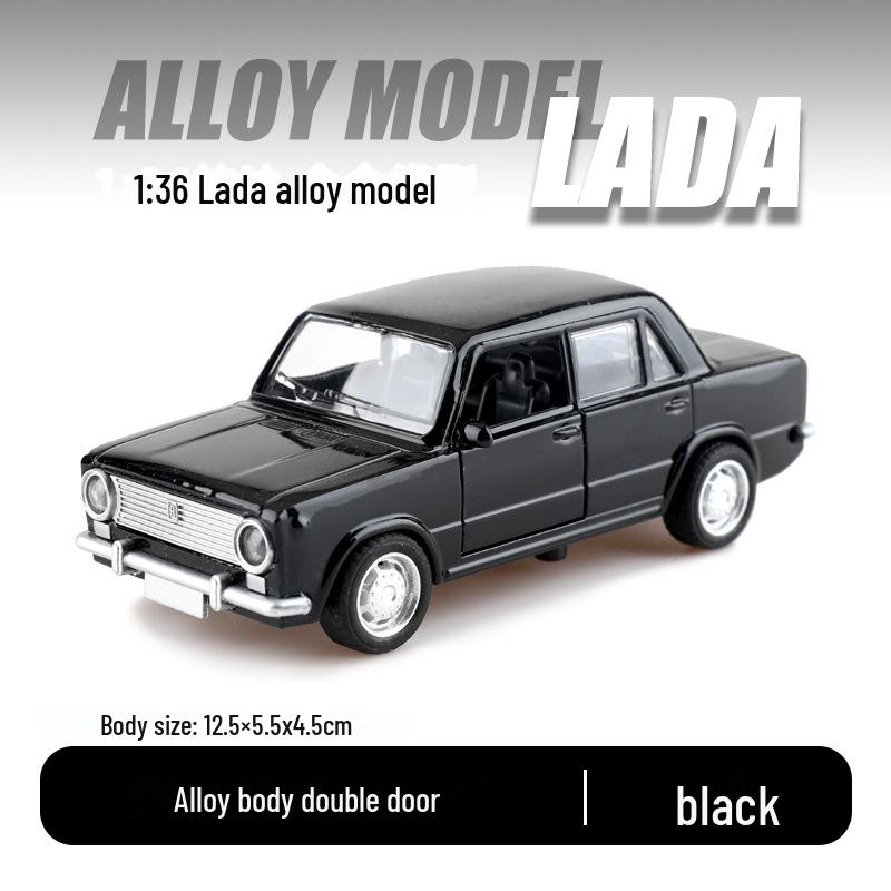 

1:Іграшка для хлопчика модель автомобіля Lada зі сплавом із двосторонніми дверима в масштабі 36. Ідеальний подарунок для дитячої гри або як прикраса.