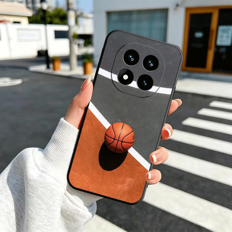 

Баскетбольний Кошик Спорт М який Чохол для Телефону для Xiaomi Redmi Note 12 13 14 15 Pro Plus 11 12S 11S 11T 10 4G Чорний Захисний Задній Корпус Redmi Note14ProPlus