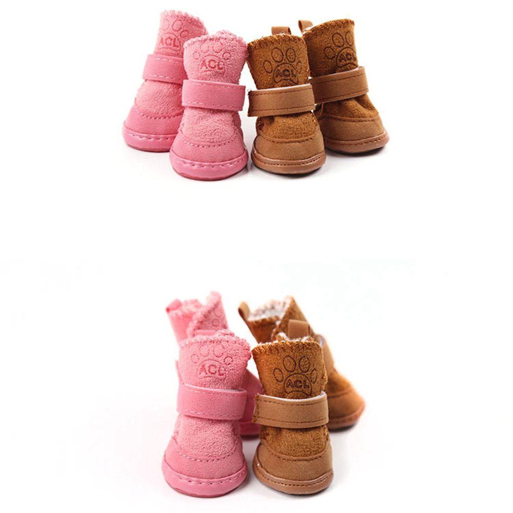 For Small Dog, Cats Autumn, Winter Outdoor Dog Snow Boots Pet Shoes Dog Supplies Skidproof Sneakers