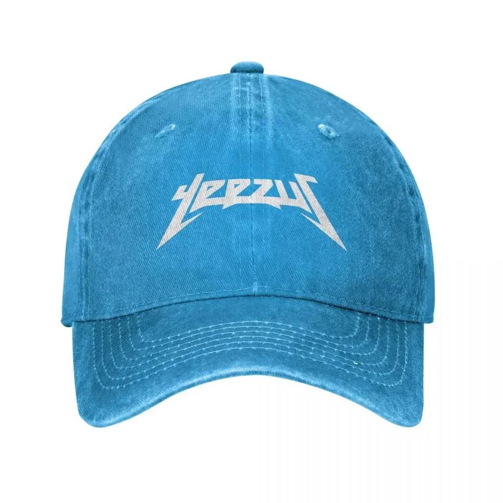 Kanye Logos Unisex Baseball Cap Hip Hop Distressed Cotton Caps Hat Casual Outdoor Activities Sun Cap