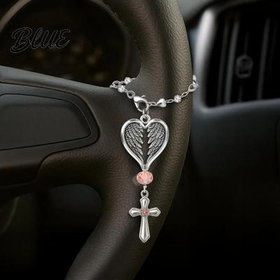 Communion Ceremony Pendant Baptism Rosary Catholic Mini Angel Wings Beads