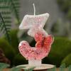 0-9 number candles creative candles pink bow suitable for birthday party birthday cake number candles wishing candles cake decoration candles
