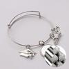 2023 Graduation Bracelet Gifts Sublimation Blank Photo Bracelets Blank Base Bracelets for Jewelry Making DIY Bracelets