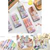 Charming 0.5mm 6pcs Ins Press Gel Pen Set Perfect For Back To School Supplies