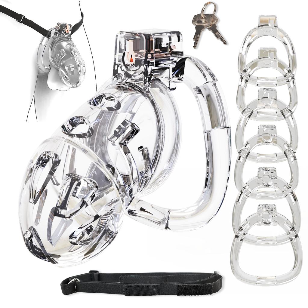 Male Silicone Chastity Lock, Urethral Cock Ring, Chastity Belt Penis Cage, Penis Sleeve, Erotic Urethral Lock, Adult Sex Toys