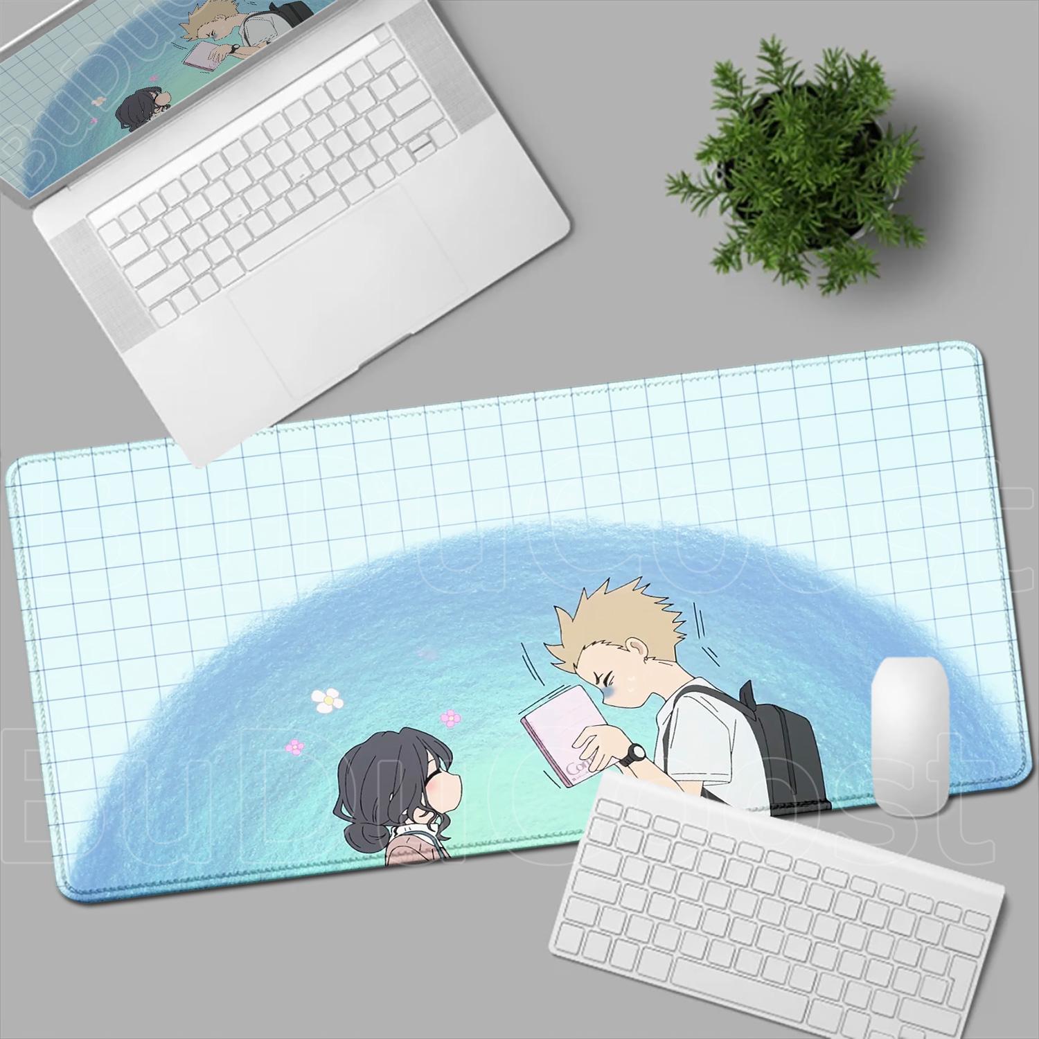 Neues Hübsches Tapeten-Anime Die Duftende Blume Blüht Mit Würde Mauspade Süßes Mädchen Kaoruko Waguri Mauspade Spiel Tastaturmatte 800x300x2mm gray