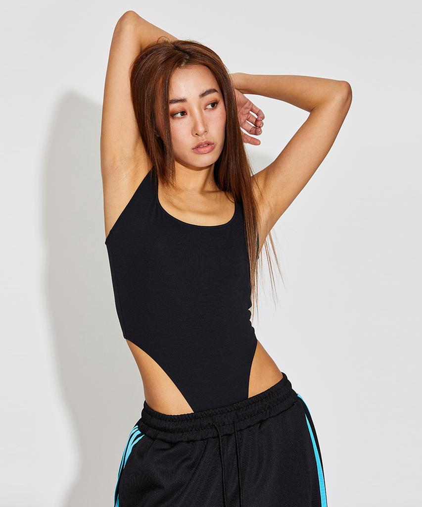 TOPGIRL Everyday Scoop Back Tank Bodysuit_T216Bs307