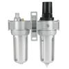 Kit di Strumenti Filtro Manometro Separatore Olio Acqua Regolatore per Compressore d'Aria 12"