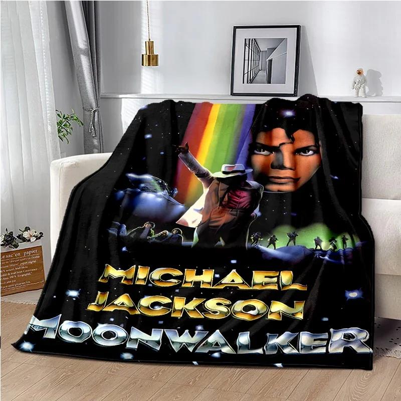 Manta Michael J-Jackson Súper Suave alta calidad Manta para Viaje Ropa de Cama Sofá Senderismo Cama manta cómoda Regalo de Cumpleaños