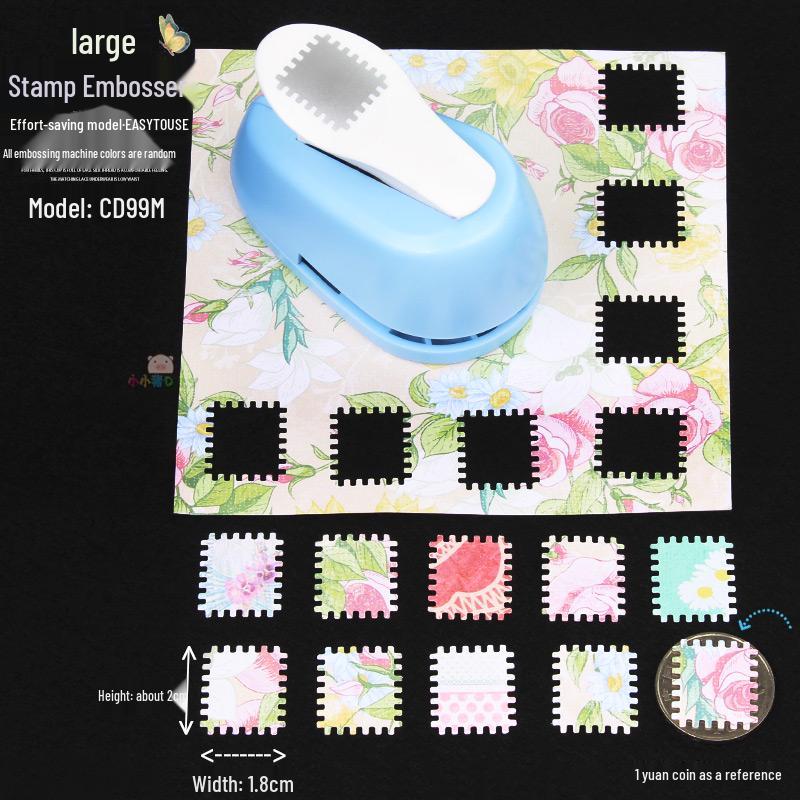 Effortless DIY Stamp Embosser: Handmade Square Punch Frame Press Mold