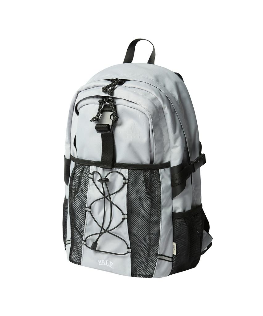 Yale Mesh Pocket Buckle Backpack_Gray