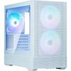 PSUsuz Mini Tower PC Kasa - ZALMAN P30 AIR (beyaz) - Micro ATX/Mini-ITX - 3x140mm A-RGB - Mesh - USB-C/3.0/HD Ses