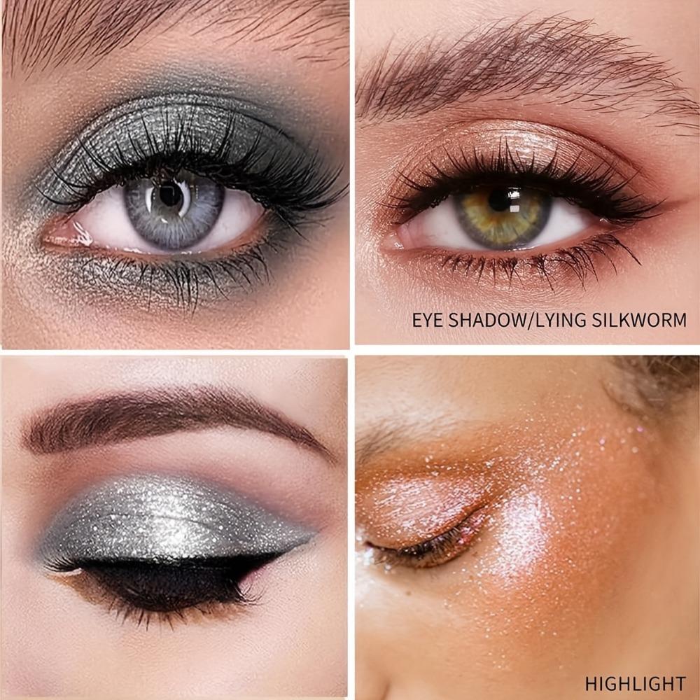 105 Color Eye Shadow Palette with Cute Lady Design in Book Shape, Shimmer and Matte Earth Tones Makeup